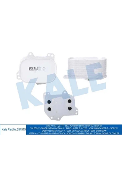 Kale 354515  YAĞ SOĞUTUCU A1 A3 Q3 TT ALHABRA LEON TOLEDO IV KAROQ ürün görseli 1