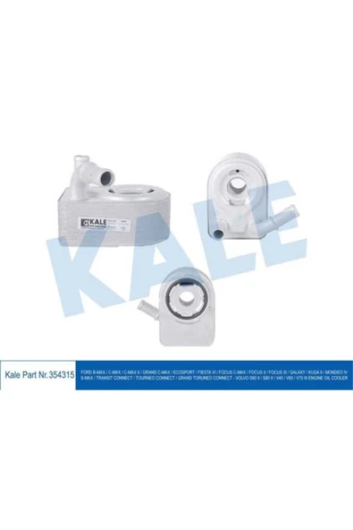 Kale 354315 YAĞ SOĞUTUCU FORD: MONDEO 1.6 ECOBOST 07-15 FOCUS 1.6 BENZ 07-15 ürün görseli 1