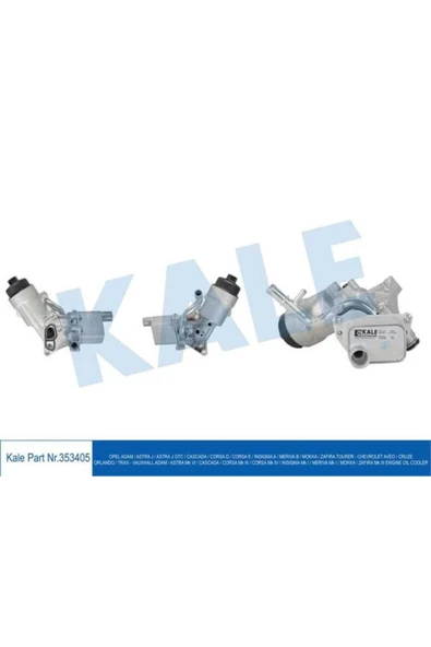 Kale 353405  YAĞ SOĞUTUCU ADAM ASTRA J CORSA D E INSIGNIA A MERIVA ürün görseli