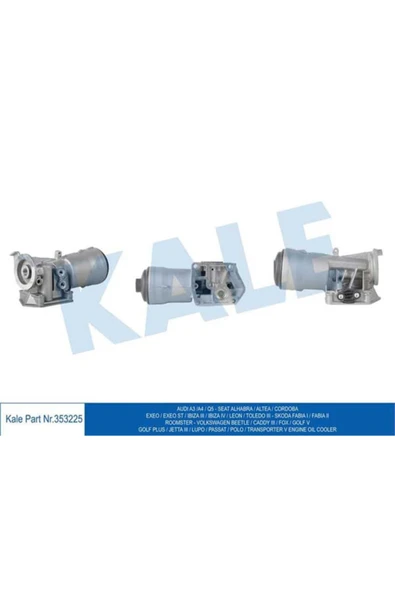 Kale 353225  YAĞ SOĞUTUCU CADDY III GOLF V JETTA III PASSAT T5 A3