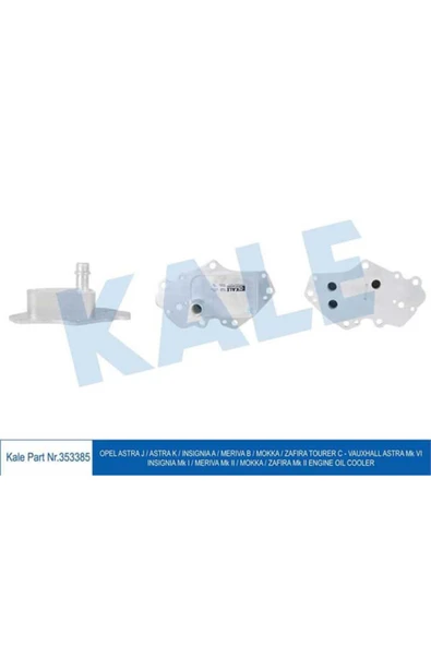 Kale 353385  YAĞ SOĞUTUCU OPEL ASTRA J K-INSIGNIA A MERIVA B MOKKA ürün görseli 1