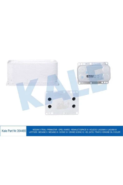 Kale 354465  YAĞ SOĞUTUCU RENAULT : KADJAR - MEGANE II III - TRAFF ürün görseli 1