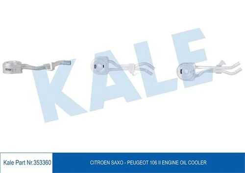 Kale 353360 Yağ Soğutucu Cıtroen Saxo-p106 Iı   1103g1 ürün görseli 1