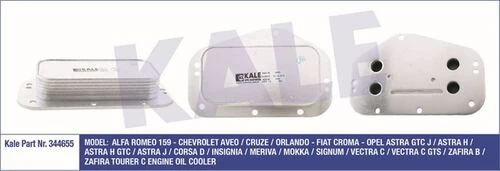 Kale 344655  YAĞ SOĞUTUCUSU CROMA 05- 1.8 16V / ASTRA H 04- 1.6 16 ürün görseli