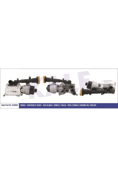 Kale 344650  YAĞ SOĞUTUCUSU 500 07- 1.3 JTD PALIO 02- ALBEA 02- 1. ürün görseli 1