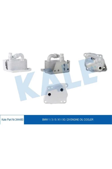 Kale 344480  YAĞ SOĞUTUCUSU BMW 1 BMW 3 BMW 5 BMW Z4 BMW X1 BMW X3