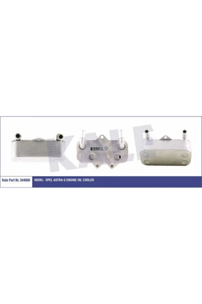 Kale 344660 Oto Radyatör  Yağ Soğutucusu Astra G 97- 2.0 Td Vectra C 02- 2.0 16v Dtı 2.2 16v Dtı Vect ürün görseli 1