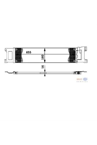 Mahle 8MO376726381 BEHR 8MO376726-381 YAĞ SOĞUTUCUSU TRANSPORTER T5 03- 3.2 V6