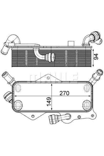 Mahle CLC218000P Clc218000p Yağ Soğutucu 14- Aı.a6-a7 -os ürün görseli