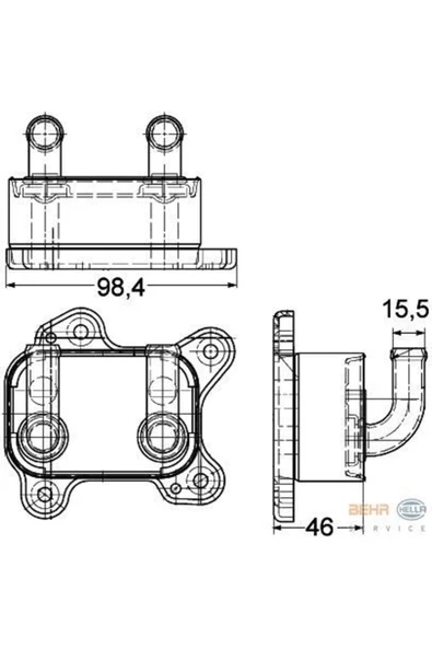 Mahle CLC168000P Clc168000p Yağ Soğutucu Astra G-corsa.c 1.7d *y17dt* ürün görseli 1