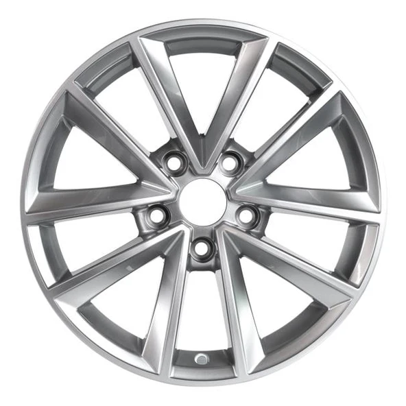 EMR-S1009-02 7.0x16" -5x114.3 ET35 66.1 Silver Gloss Jant (4 Adet) - 2