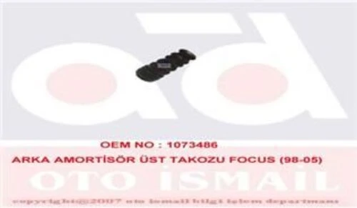 MKS 1525  Amortisör Tablası Takozu Arka Üst Focus 98-05 ürün görseli