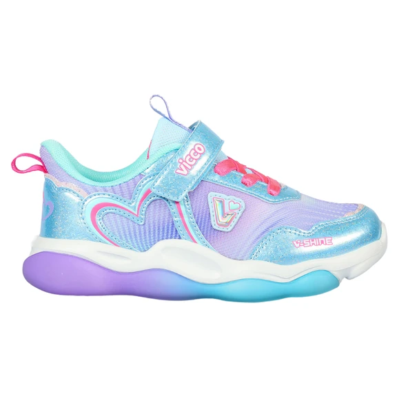 Vicco Heart Filet Işıklı Çocuk Sneaker