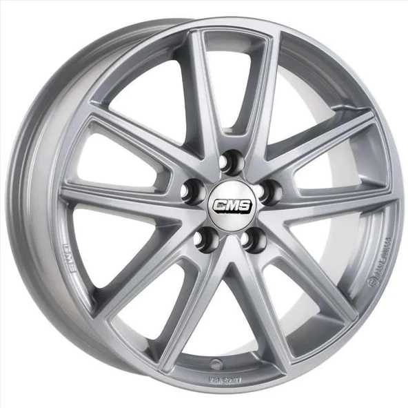 CMS-1186-10 6.5x16" -5x108 ET50 63.4 Racing Silver Jant (4 Adet)