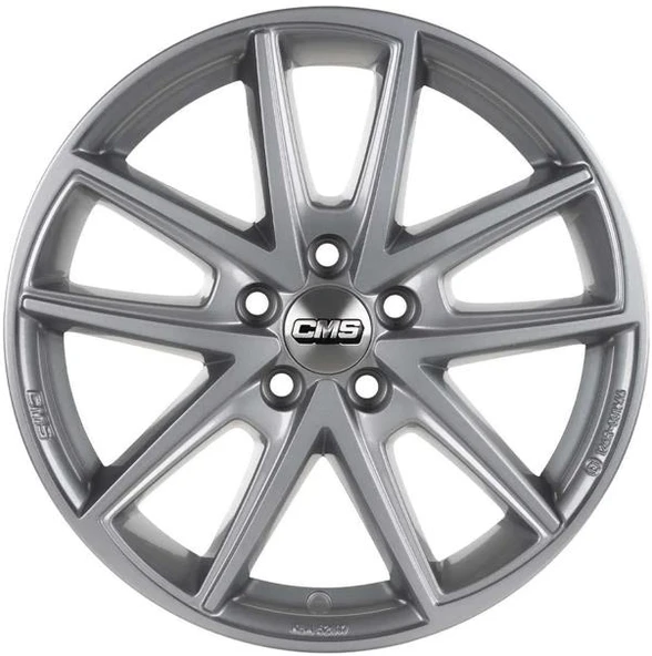 CMS-1186-10 6.5x16" -5x108 ET50 63.4 Racing Silver Jant (4 Adet) - 2