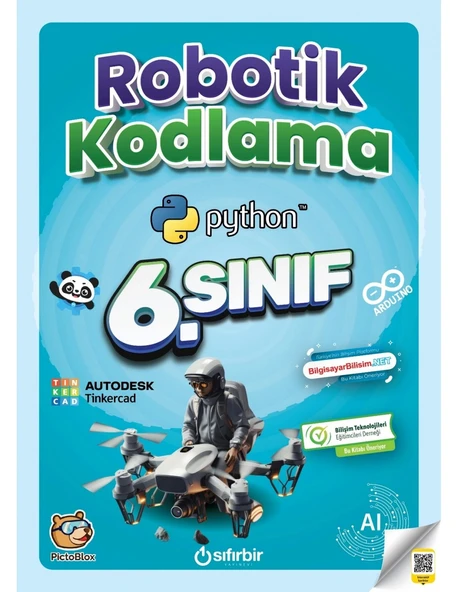 Sıfırbir Yayınları 6.Sınıf Robotik Kodlama Yeni ürün görseli