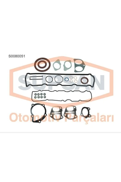 Supsan S0080051 Motor Takım Conta 407 Partner / Berlingo 1.9d Dw8 Skc Sız ürün görseli 1