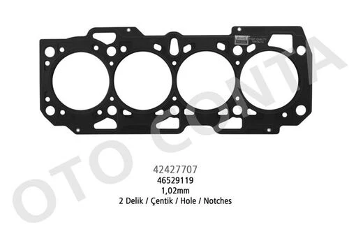 Otoconta 42427707 OTO CONTA  SİLİNDİR KAPAK CONTASI 2 DELİK DOBLO 1.9D ÇELI ürün görseli 1