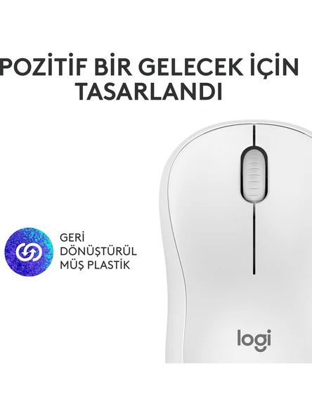Logitech M240 Sessiz Optik Kablosuz Mouse - 6