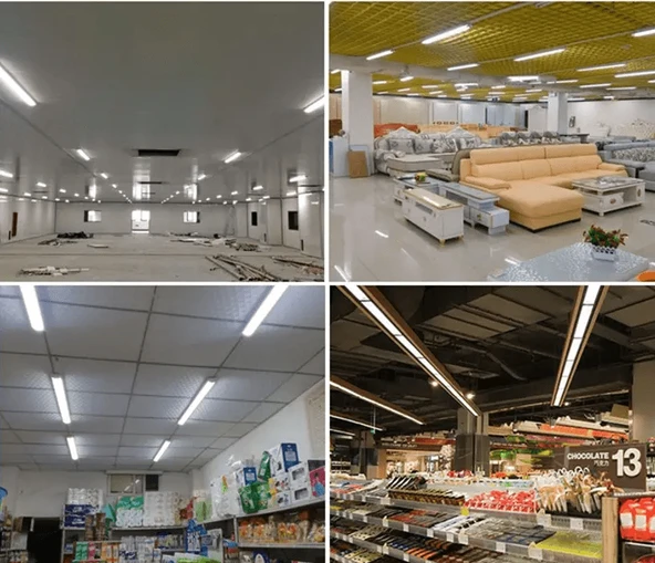 Cata CT-2475 40W Gold Yatay Bant Armatür 120Cm Led Armatür Aydınlatma Beyaz Işık 6400K - 5