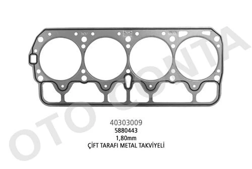 Otoconta 40303009 Oto Conta  Silindir Kapak Contası Lpglı Araçlar 1.80mm Çift Tarafı Metal Takviyeli Murat 131 1.5 78vb5719ba