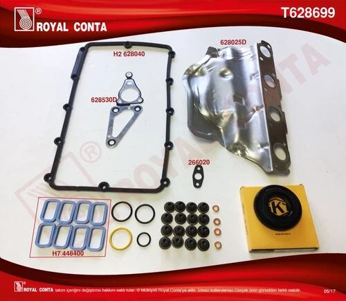 Royal T628699 Üst Takım Conta Skt Kec Subp.lastik Skc Sız Transit 2.2 Tdcı Euro 5 Önden Ceker