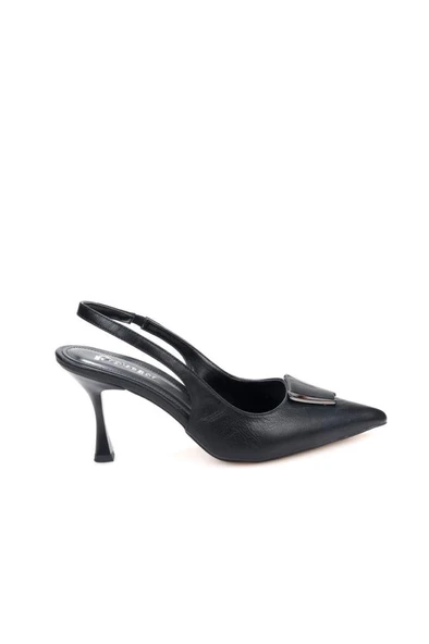 Pisagor Ps-32130 7 Cm Topuklu Kadın Stiletto Abiye Ayakkabı - 4