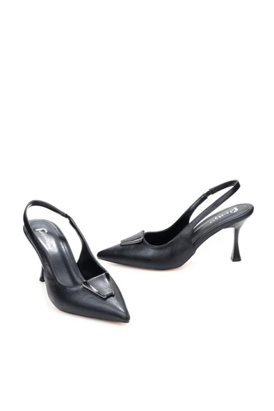 Pisagor Ps-32130 7 Cm Topuklu Kadın Stiletto Abiye Ayakkabı - 2