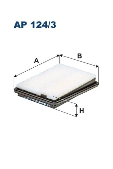 FTR AP124 Hava Filtresi Nıssan Mıcra Iı 1.0-1.3-1.4 16v (92-03)- Mıcra Iıı 1.0-1.2-1.4 16v 03=- Note 1.4 06=-