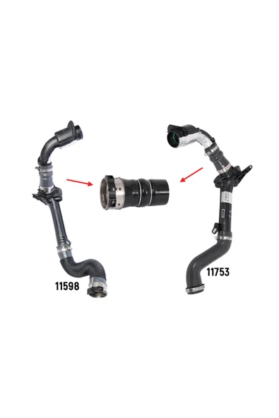 Ibras 11599 Turbo Hortumu Küçük Plastik Parça Hariç Megane Iıı-fluence 1.5 Dcı 11