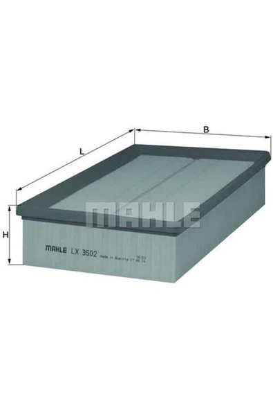 Mahle LX3503 Lx3503 Hava Filtresi Golf Vı Vıı / A3 / Leon Iıı / Octavia Iıı 1.6 Tdı 2.0 Tdı ürün görseli 1