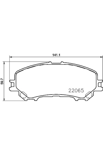 Valeo 670415 Ön Balata Renault Kadjar 15 Koleos Iı 15 Nıssan Qashqaı J11 13 X Traıl Iıı 14 ürün görseli