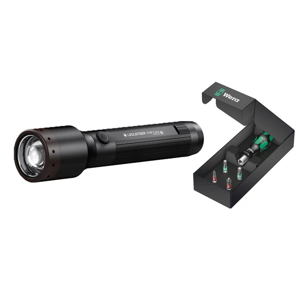 LedLenser P6R CORE & WERA 4 SET LED503028