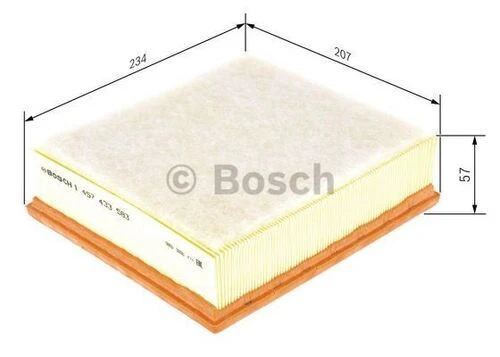 Bosch 1457433583 HAVA FİLTRESİ FOCUS 2.5T S-MAX 04- MONDEO 07- / S40 04- 2.4 T5 S8