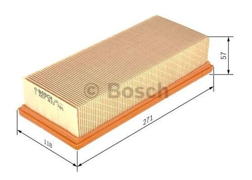 Bosch 1457433781  Hava Filtresı Civic 97-