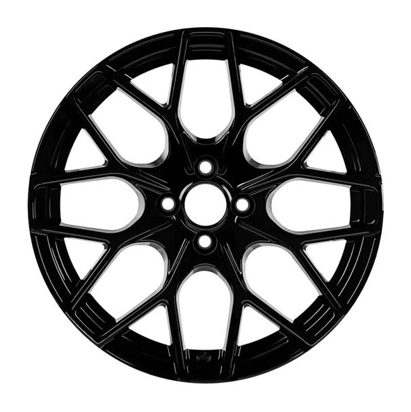 EMR-S1038-11 7.5x17" -4x100 ET35 73.1 Black Jant (4 Adet) - 2