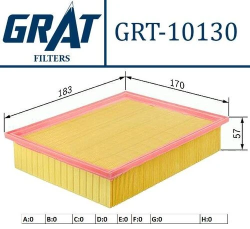 Grat 10130 Hava Filtresı Sedıcı / Sx4 06- ürün görseli 1