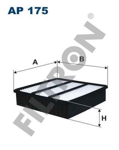 FTR AP175 Hava Filtresi Mitsubishi Outlander I (Airtrek) 2.0 16V Turbo 202Hp 09/04-02/07 ürün görseli 1