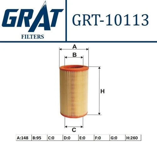 Grat 10113  Hava Filtresi Bravo 1.4 Tjet 1.6 Dmtj 2.0 Dmtj