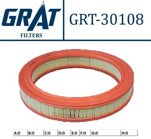Grat 30108  Hava Filtresı Bmw 3 E21 80-