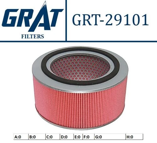 Grat 29101  Hava Filtresi B2500 Pıck-Up E2200 00- Altı Açık ürün görseli 1