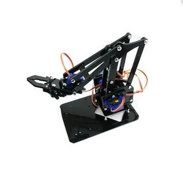 Arduino 3 Eksen Robot  Kolu Pleksi Glass + 4 Adet Sg90 Servo Motor ürün görseli 1