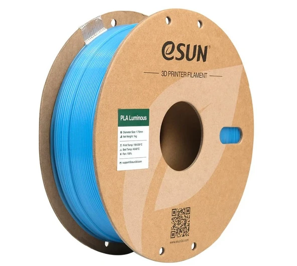 eSUN Luminous PLA Filament  1.75mm 1KG   Karanlıkta Parlayan Glow Filament - Resim 2