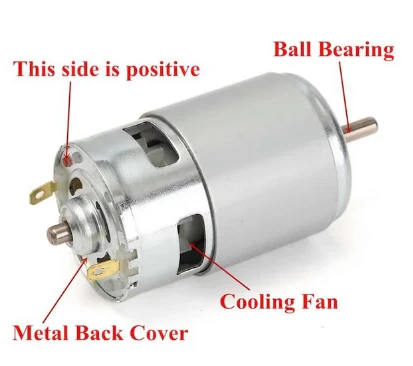 RS-775 DC Motor 12V 3000 RPM -Yüksek Torklu Sessiz Motor ürün görseli 1