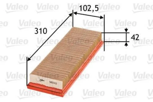Valeo 585002  Hava Filtresi Renault Clio Ii 1.9 Dti-Trafic Ii 536972909
