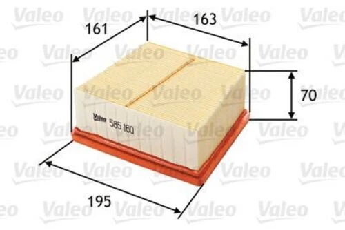 Valeo 585160  HAVA FİLTRESİ FORD FIESTA VI