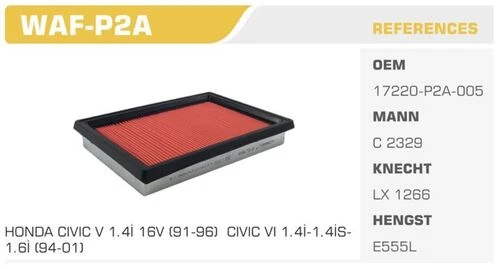 Winkel WAF Wınkel Waf-P2A Hava Filtresi Civic 96- ürün görseli 1