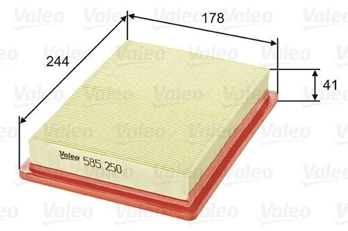 Valeo 585250  HAVA FİLTRESİ ALFA ROMEO 155 1.7i.1.8i.2.0i.2.5TD.2.