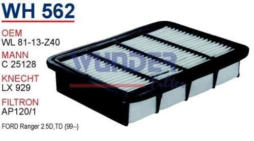 Wunder WH562 HAVA FİLTRESİ - MiTSUBiSHi GALANT ürün görseli 1