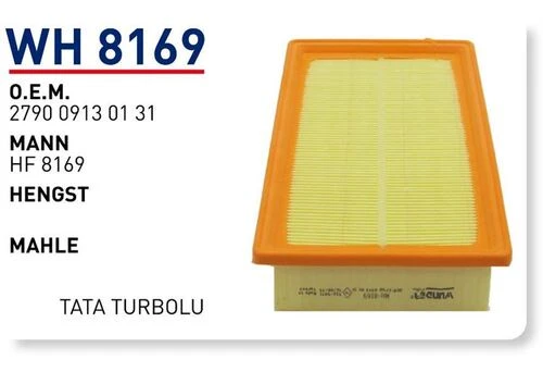 Wunder WH8169 HAVA FİLTRESİ - TATA TURBOLU ürün görseli